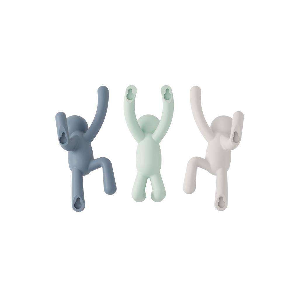 Buddy Wandhaken 3er-Set Pastell-Mix 03