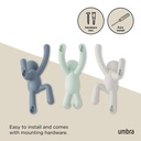 Buddy Wandhaken 3er-Set Pastell-Mix 09