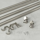 Cappa Gardinen-Doppelstange 168–305 cm Nickel 01