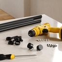 Cappa Gardinenstange 168–305 cm Matt Schwarz 04