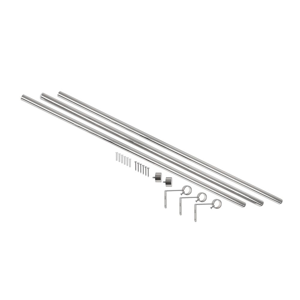 Cappa Gardinenstange 168–305 cm Nickel 06