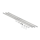 Cappa Gardinenstange 168–305 cm Nickel 06