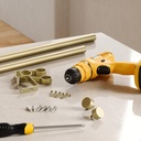 Cappa Gardinenstange 91–168 cm Messing 06