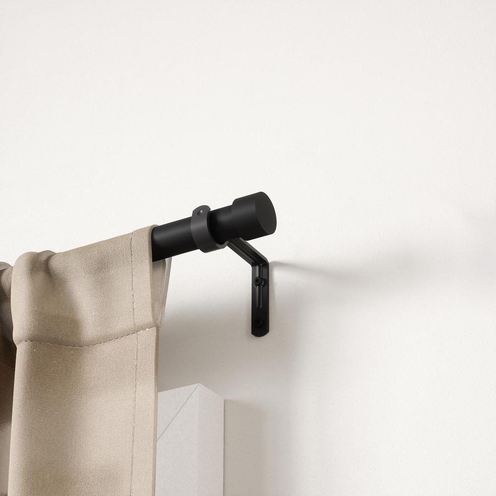 Cappa Gardinenstange 91–168 cm Schwarz 01