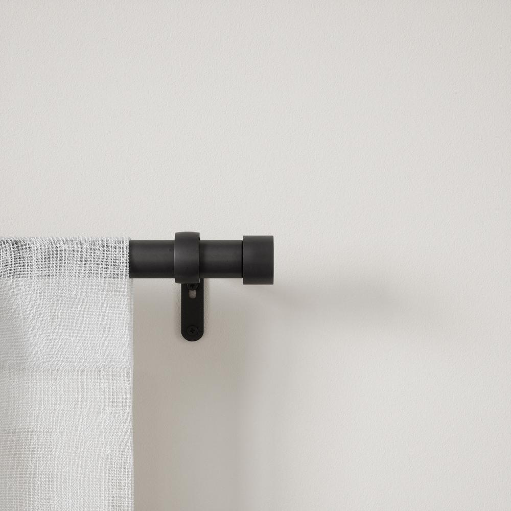 Cappa Gardinenstange 91–168 cm Schwarz 02