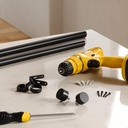 Cappa Gardinenstange 91–168 cm Schwarz 04