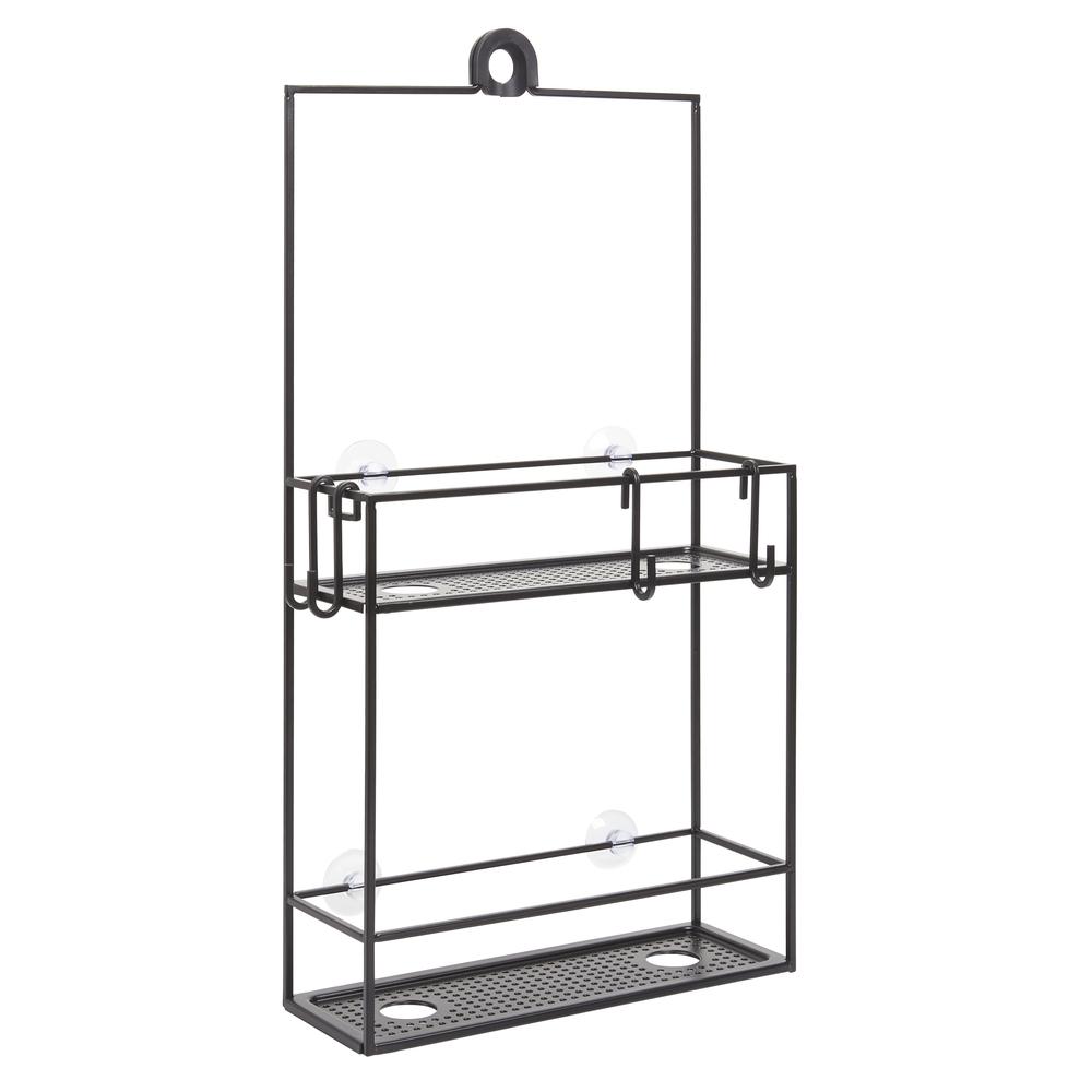 Cubiko Duschablage Schwarz 01