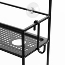Cubiko Duschablage Schwarz 07