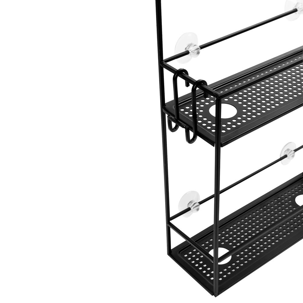 Cubiko Duschablage Schwarz 08