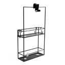 Cubiko Duschablage Schwarz 10