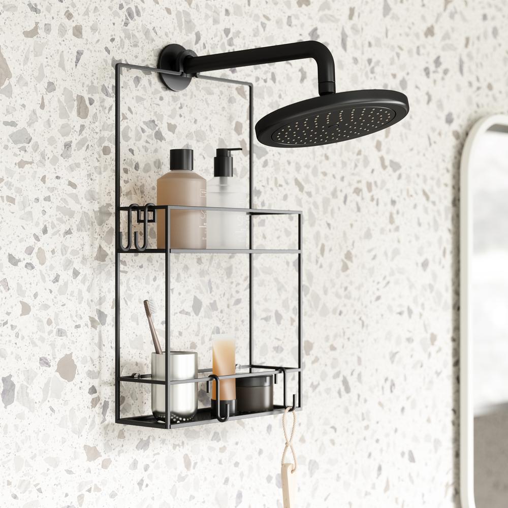 Cubiko Duschablage Schwarz 12
