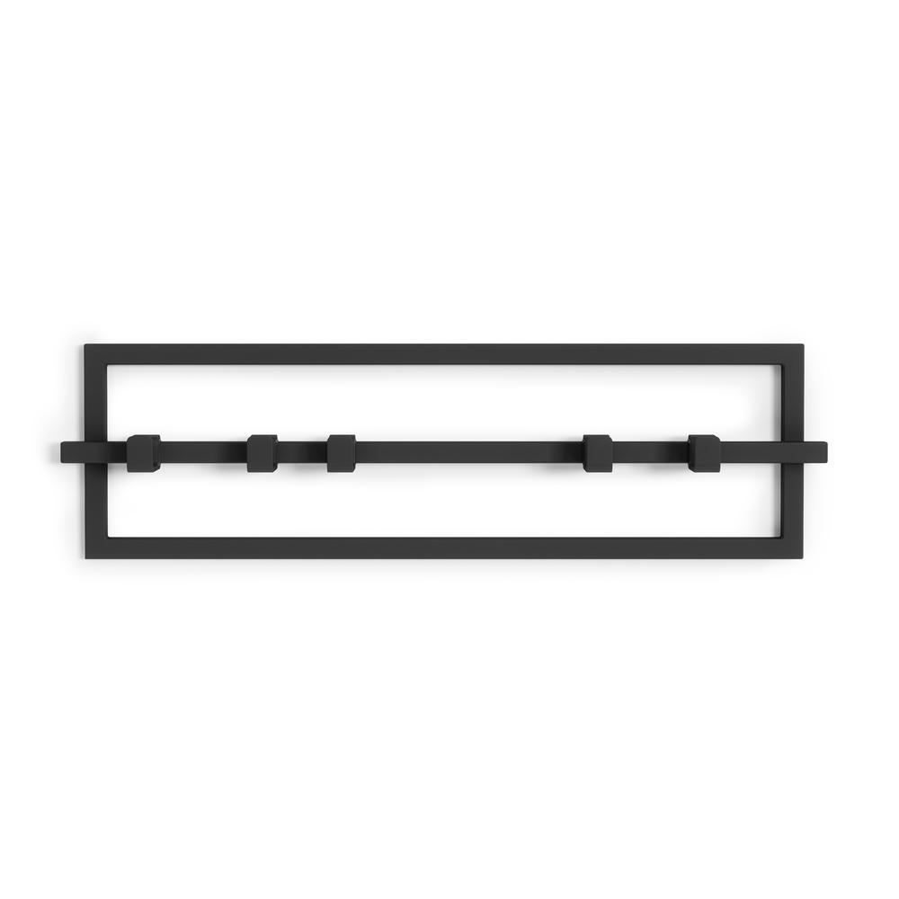 Cubiko Wandhaken 5er-Set Schwarz 01