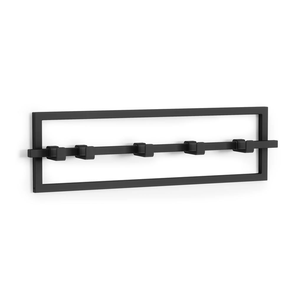 Cubiko Wandhaken 5er-Set Schwarz 02