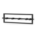 Cubiko Wandhaken 5er-Set Schwarz 03