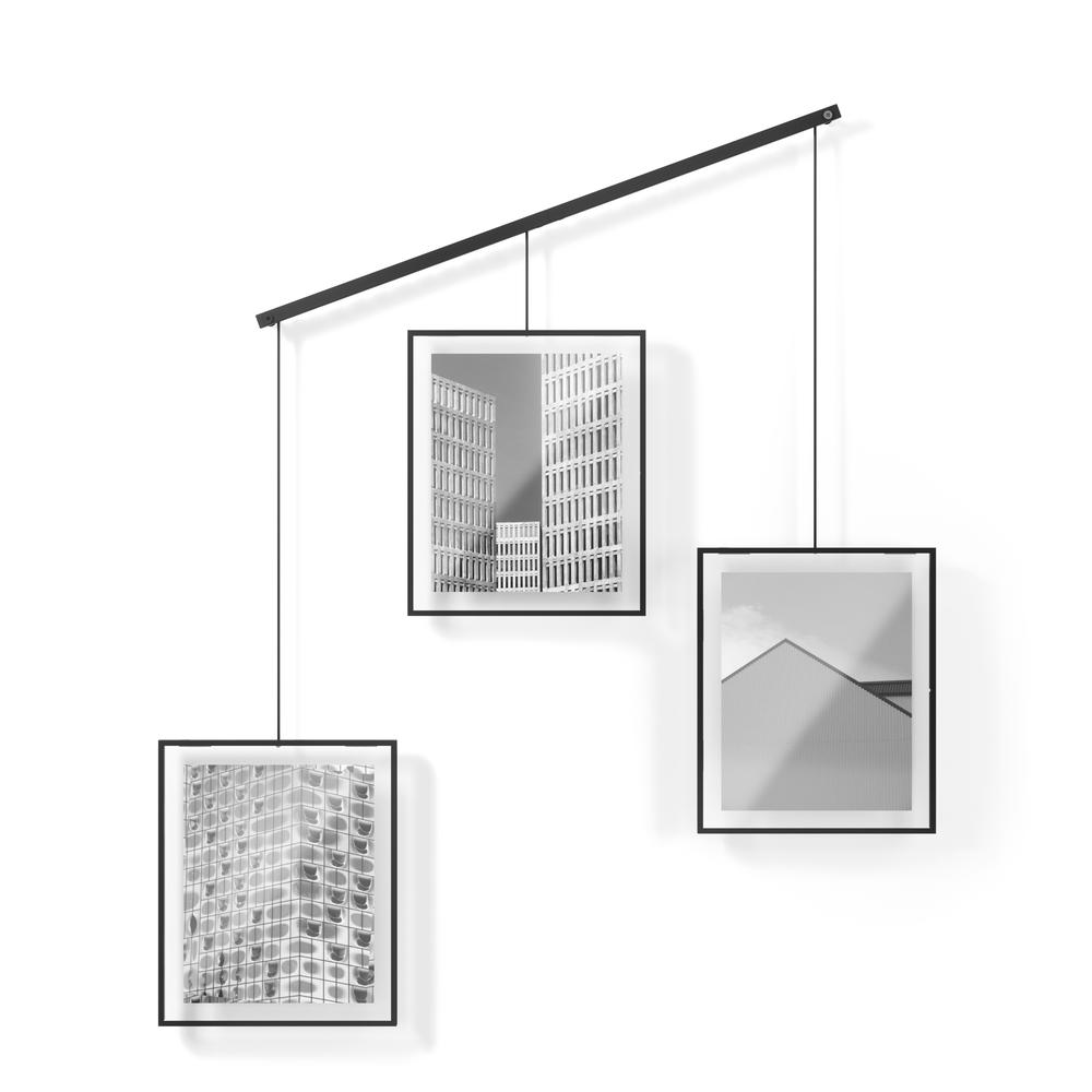 Exhibit Bilderrahmen 3er-Set 20 x 25 cm Schwarz 03