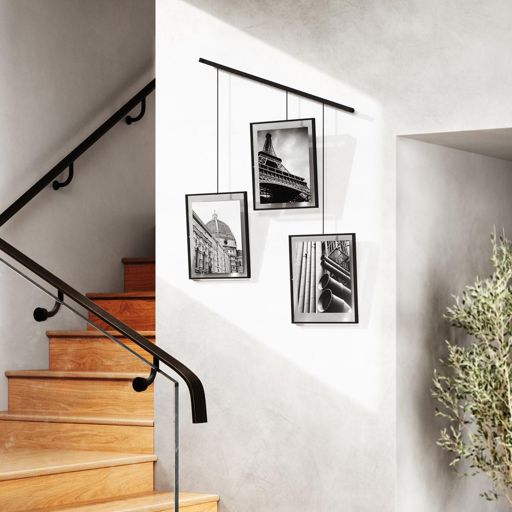Exhibit Bilderrahmen 3er-Set 20 x 25 cm Schwarz 04