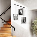 Exhibit Bilderrahmen 3er-Set 20 x 25 cm Schwarz 04
