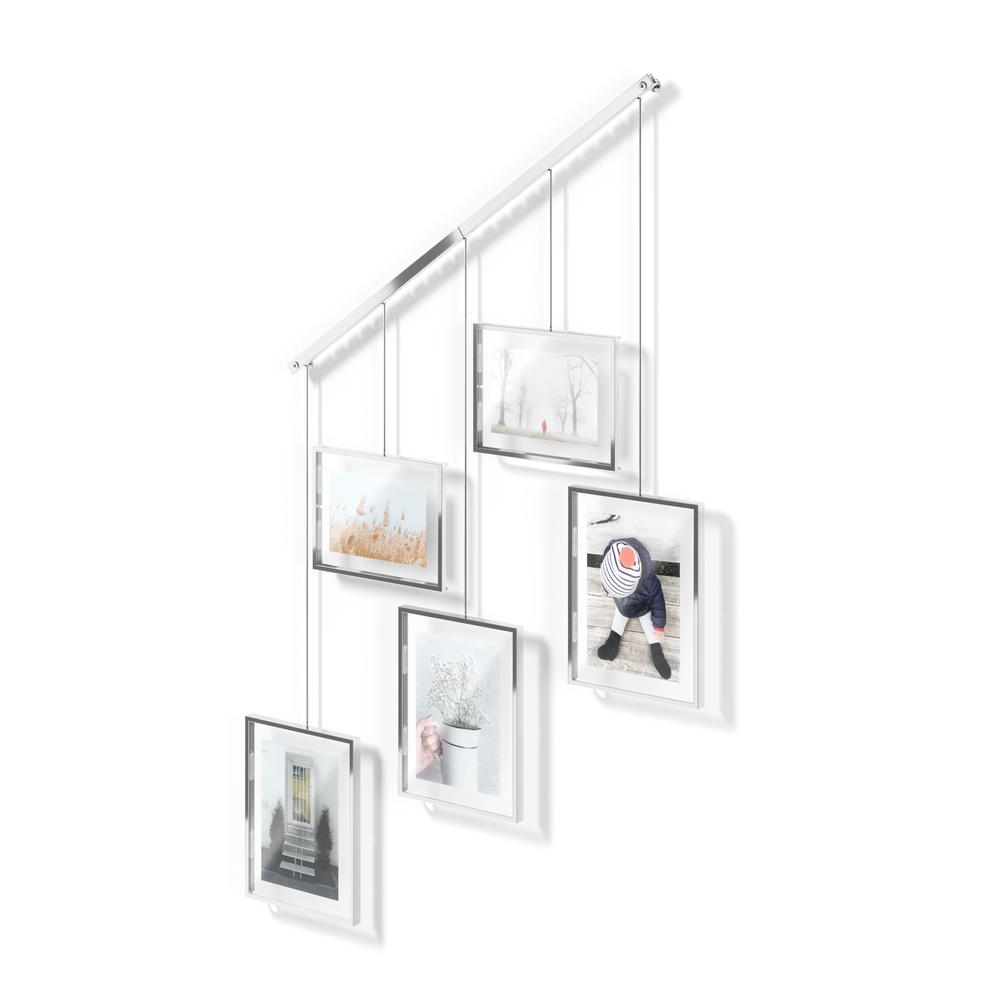 Exhibit Bilderrahmen 5er-Set Chrom 01