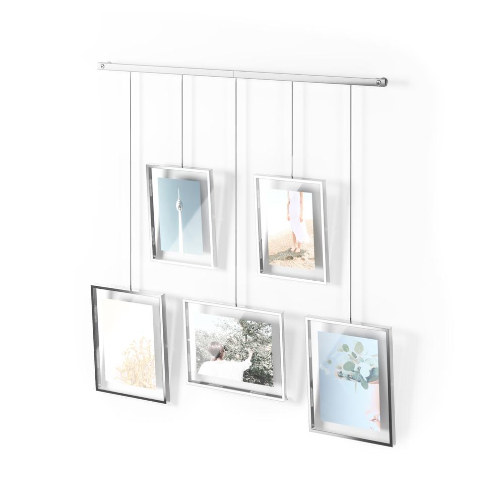 Exhibit Bilderrahmen 5er-Set Chrom 02