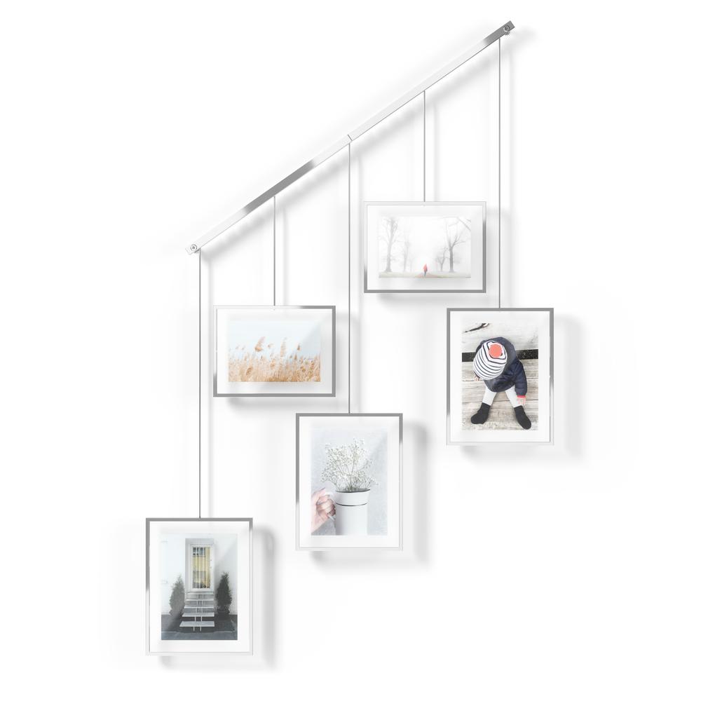 Exhibit Bilderrahmen 5er-Set Chrom 03