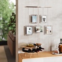 Exhibit Bilderrahmen 5er-Set Chrom 06