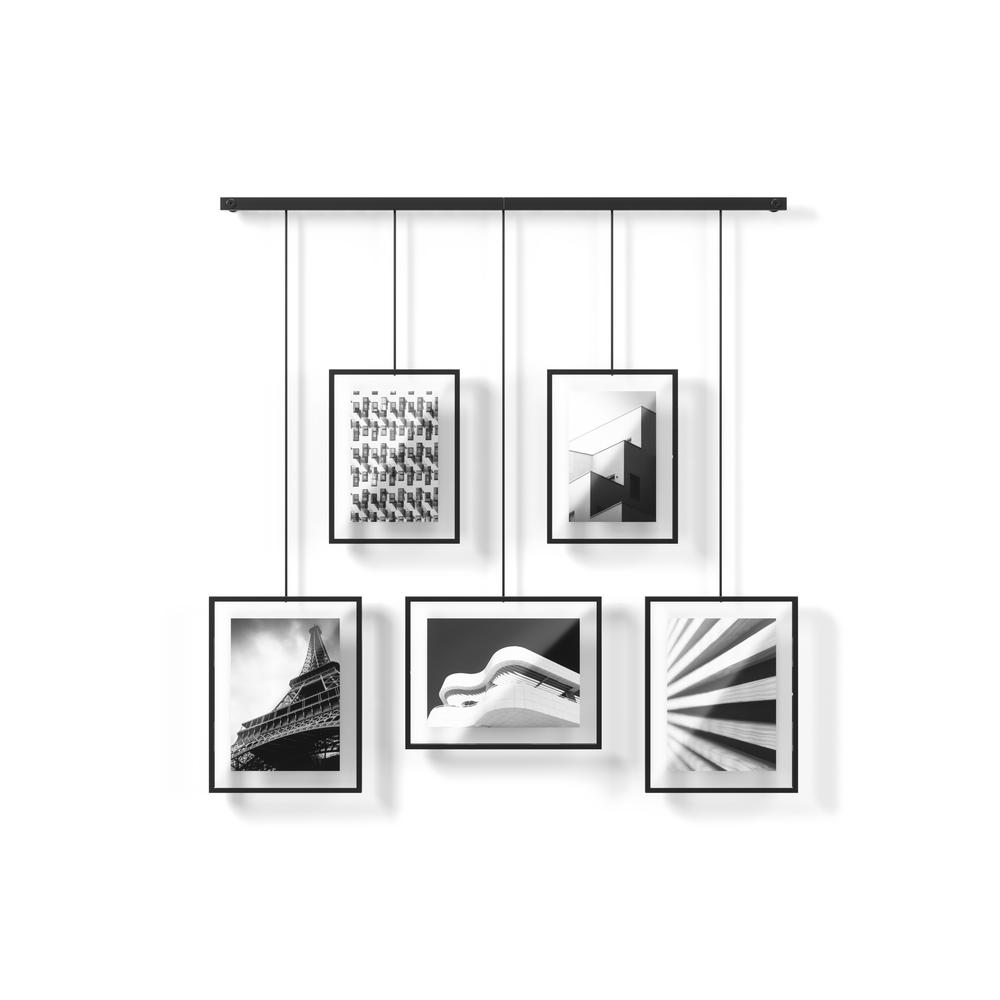 Exhibit Bilderrahmen 5er-Set Schwarz 02