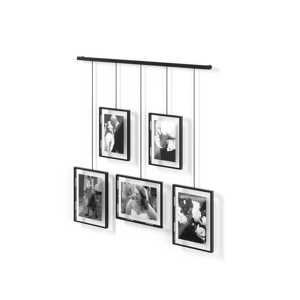 Exhibit Bilderrahmen 5er-Set Schwarz 05