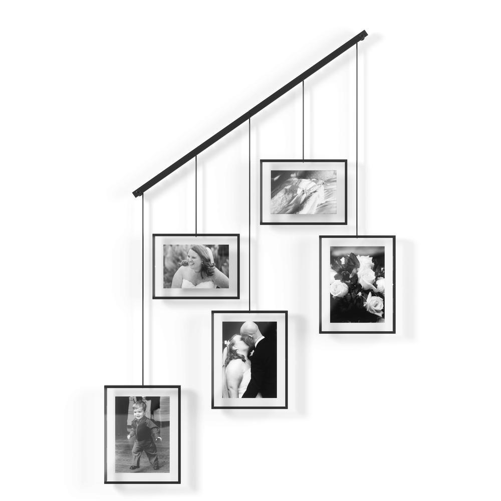 Exhibit Bilderrahmen 5er-Set Schwarz 08