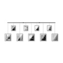 Exhibit Bilderrahmen 9er-Set Schwarz 02