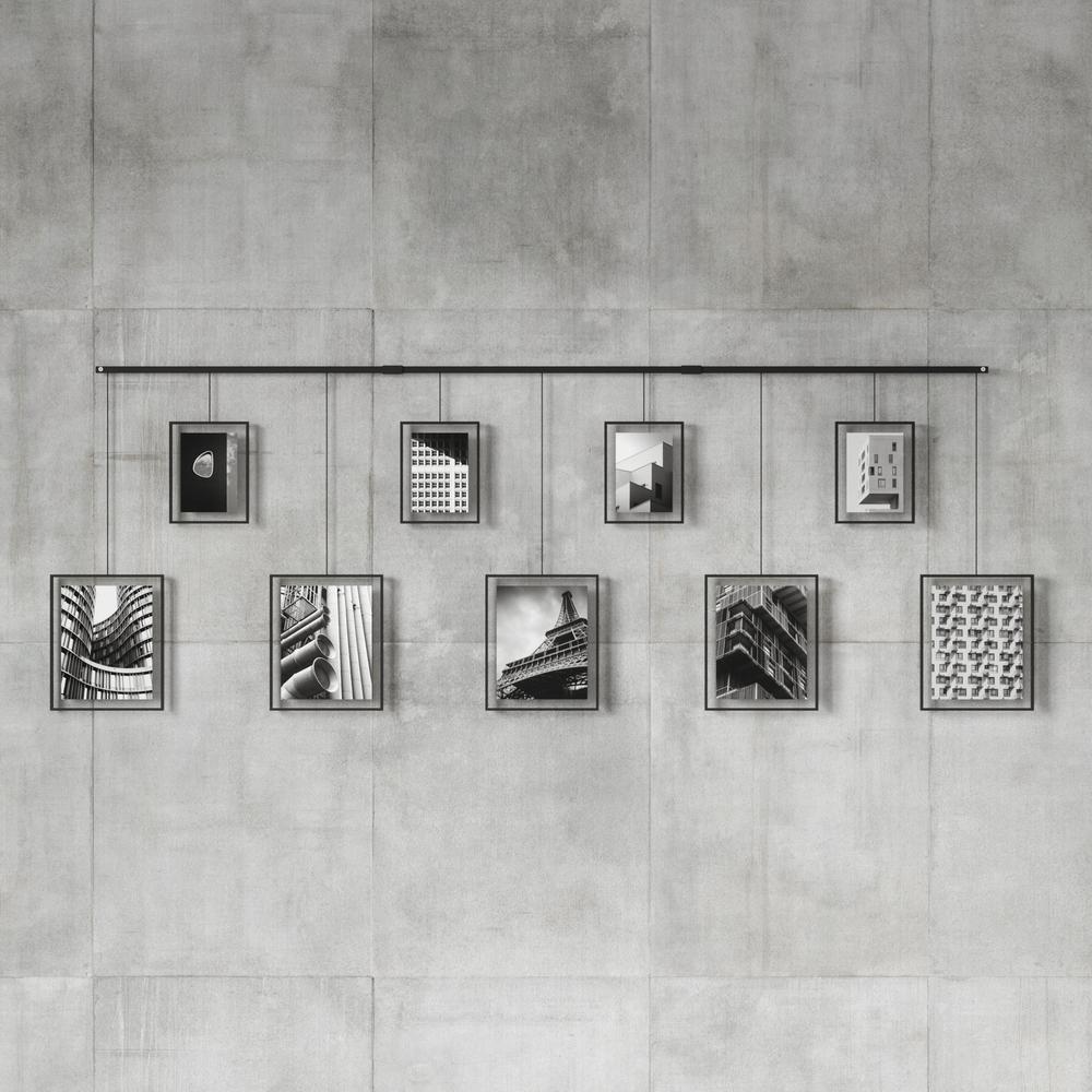 Exhibit Bilderrahmen 9er-Set Schwarz 10