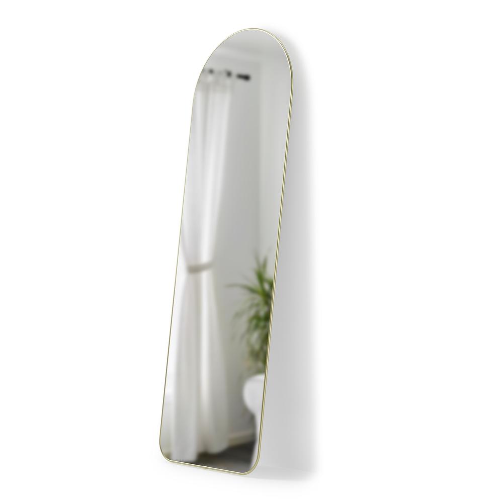 Lehnspiegel Bogenform 51 x 157 cm Messing 01