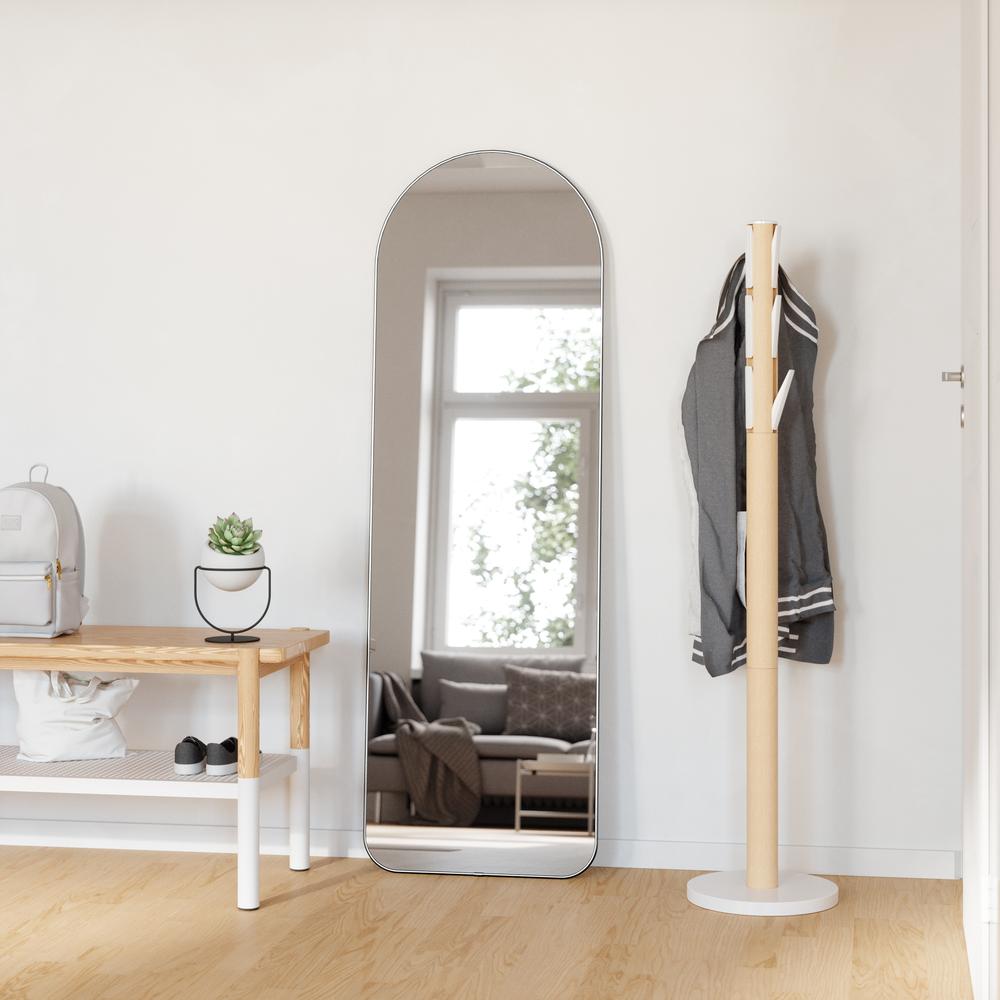Lehnspiegel Bogenform 51 x 157 cm Titan 05