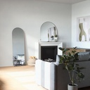 Lehnspiegel Bogenform 51 x 157 cm Titan 06