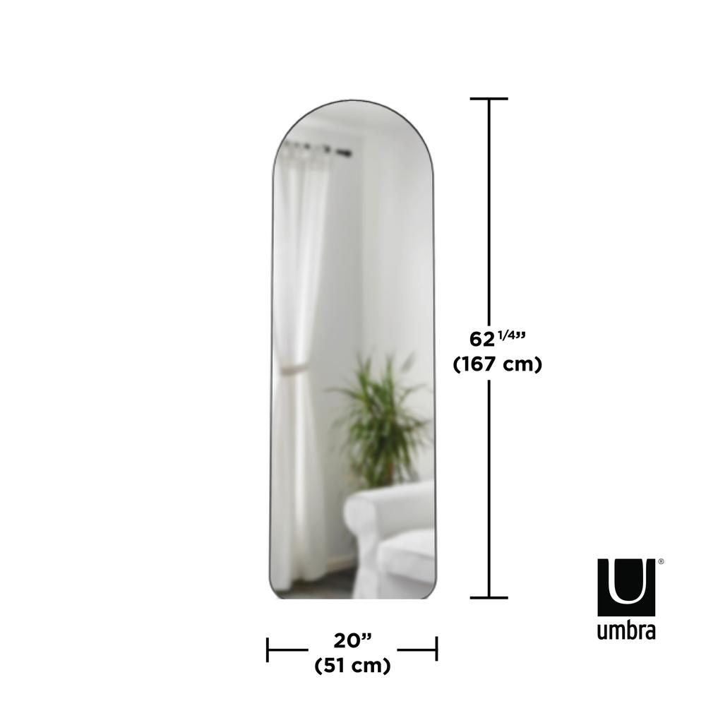Lehnspiegel Bogenform 51 x 157 cm Titan 11