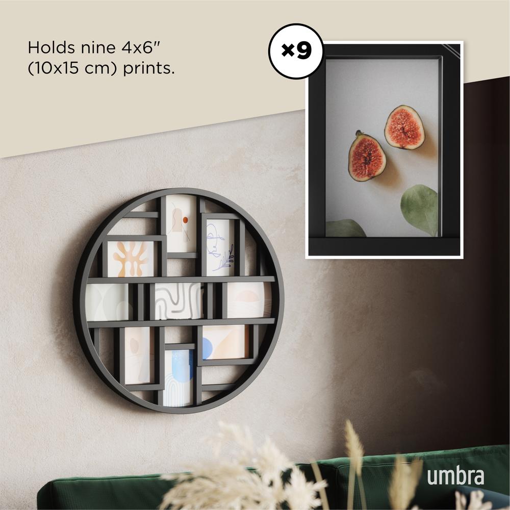 Luna Fotodisplay Schwarz 12