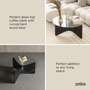 Madera Couchtisch Schwarz 09