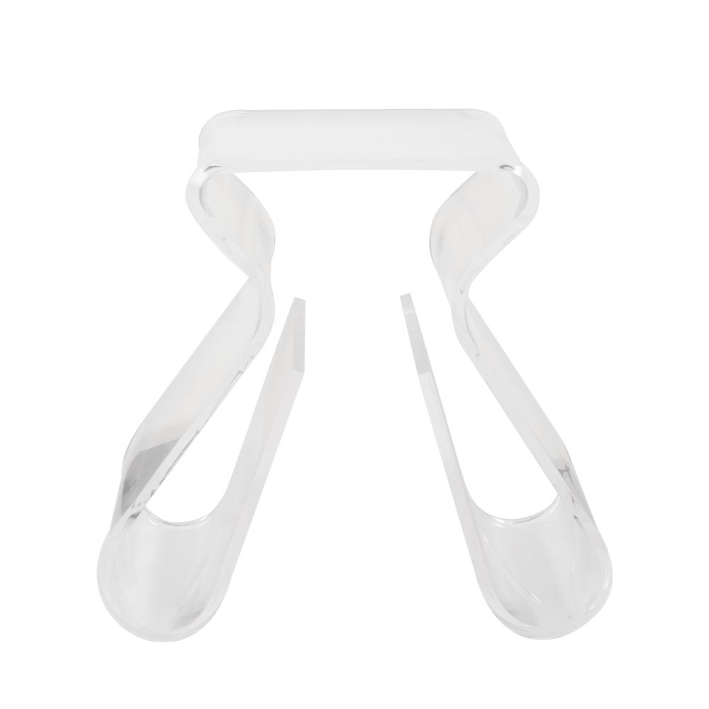 Magino Hocker mit Zeitschriftenablage Transparent 03
