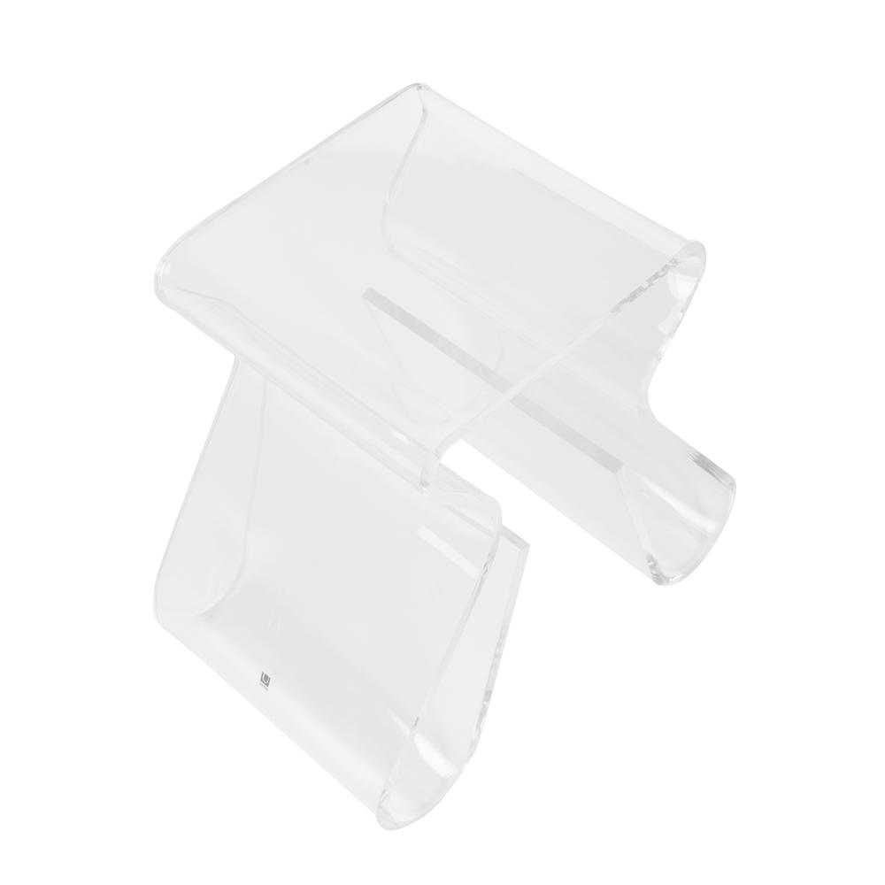 Magino Hocker mit Zeitschriftenablage Transparent 04