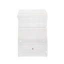Magino Hocker mit Zeitschriftenablage Transparent 05