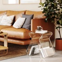 Magino Hocker mit Zeitschriftenablage Transparent 07