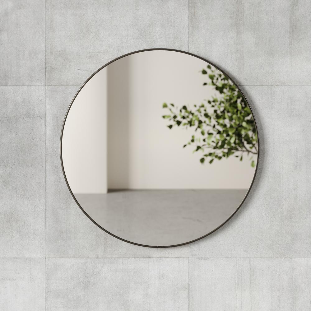Spiegel rund 86 cm Titan 06