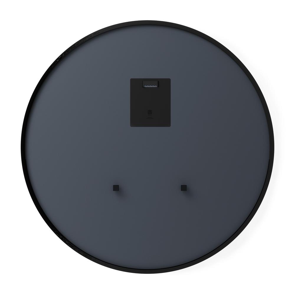 Spiegel rund 91 cm Schwarz 01