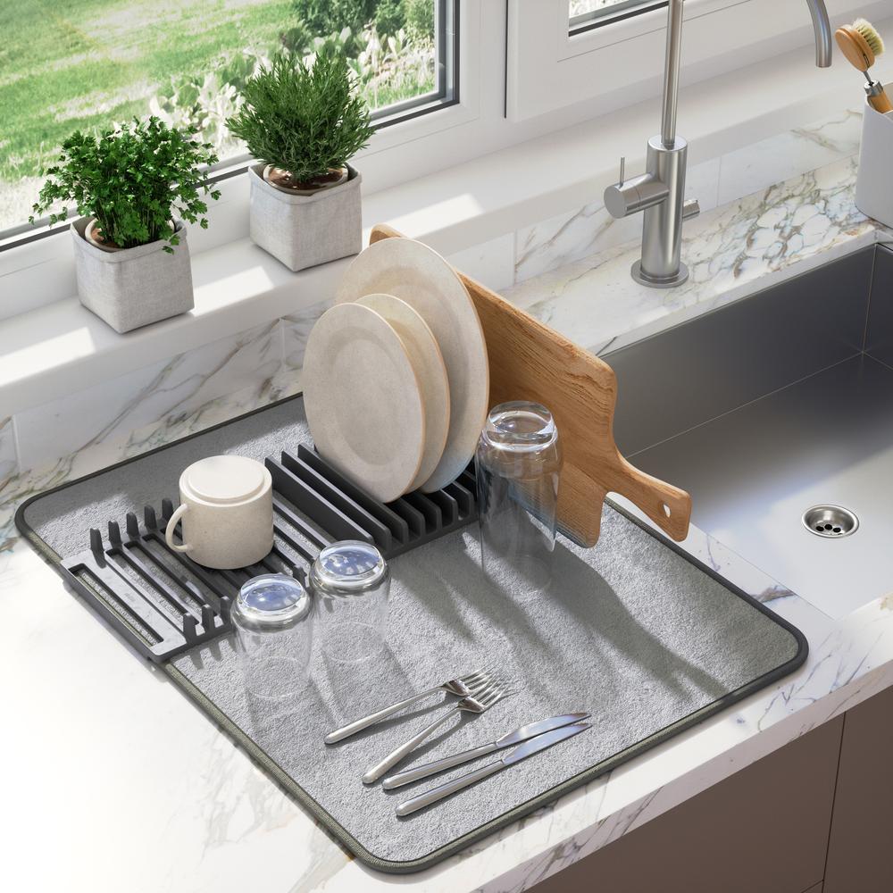 Udry Abtropfmatte Dunkelgrau 07