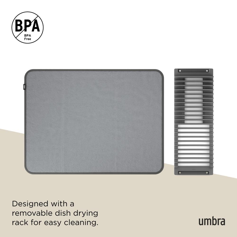 Udry Abtropfmatte Dunkelgrau 13