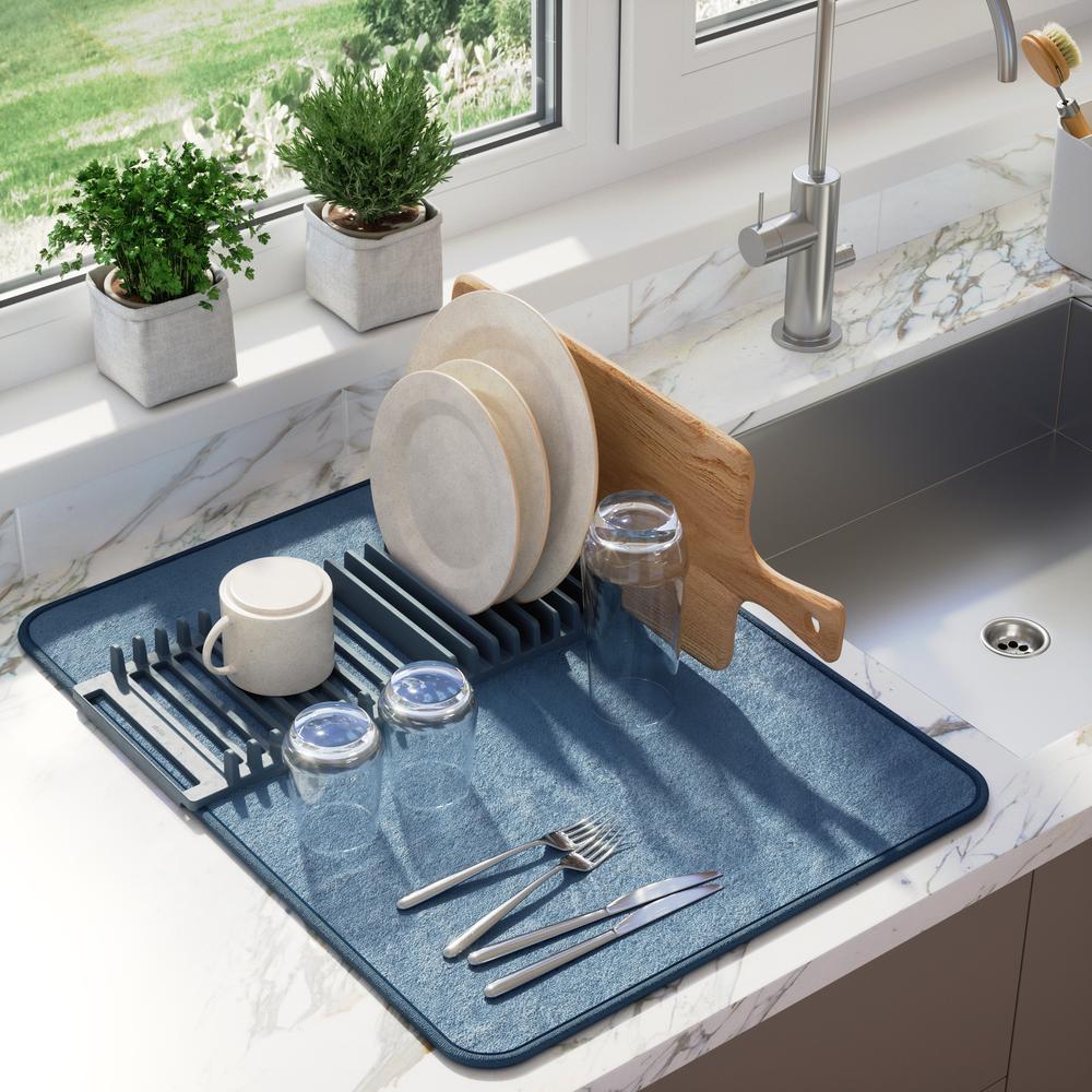 Udry Abtropfmatte Schieferblau 08