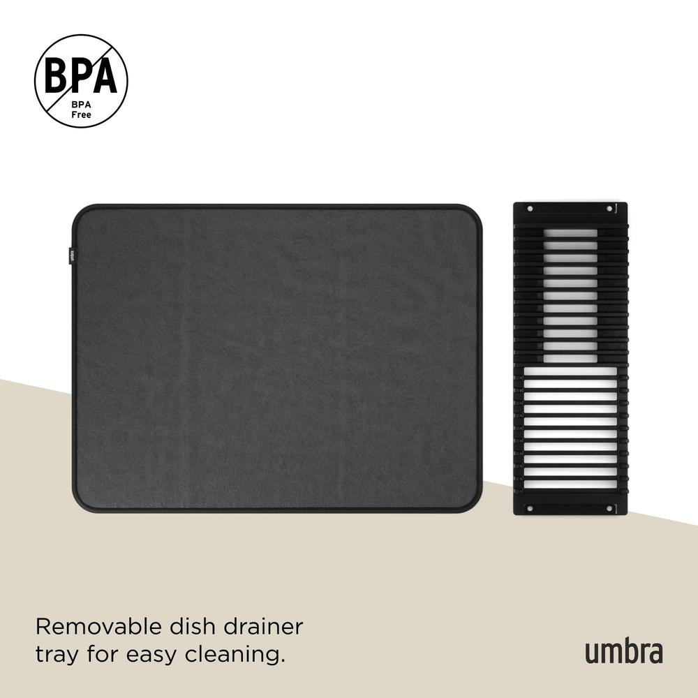 Udry Abtropfmatte Schwarz 14