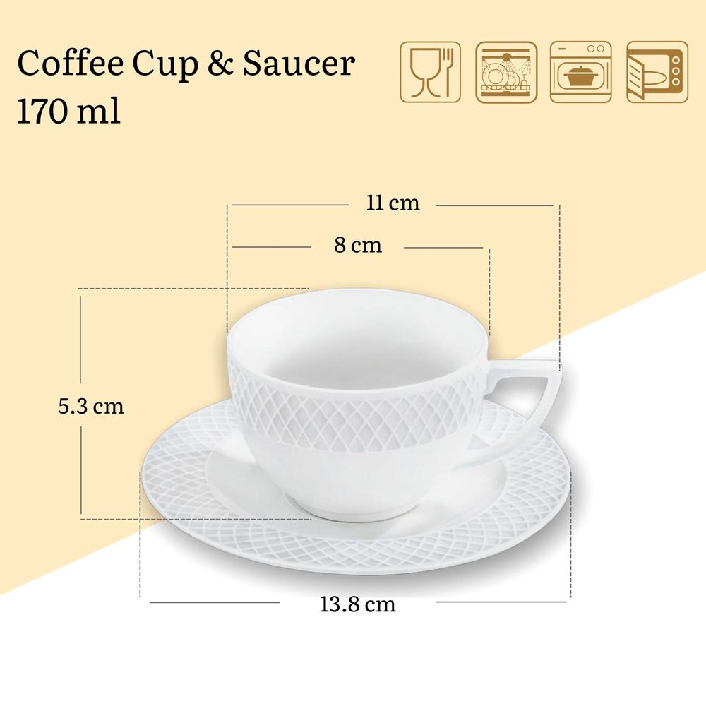 Cappuccinotasse mit Untertasse, 170 ml 1