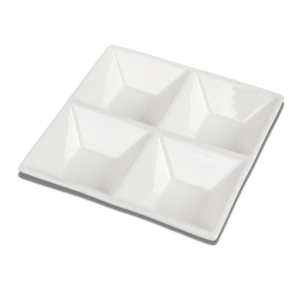 Geteilte quadratische Schale 20x20 cm 1