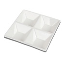 Geteilte quadratische Schale 20x20 cm 1