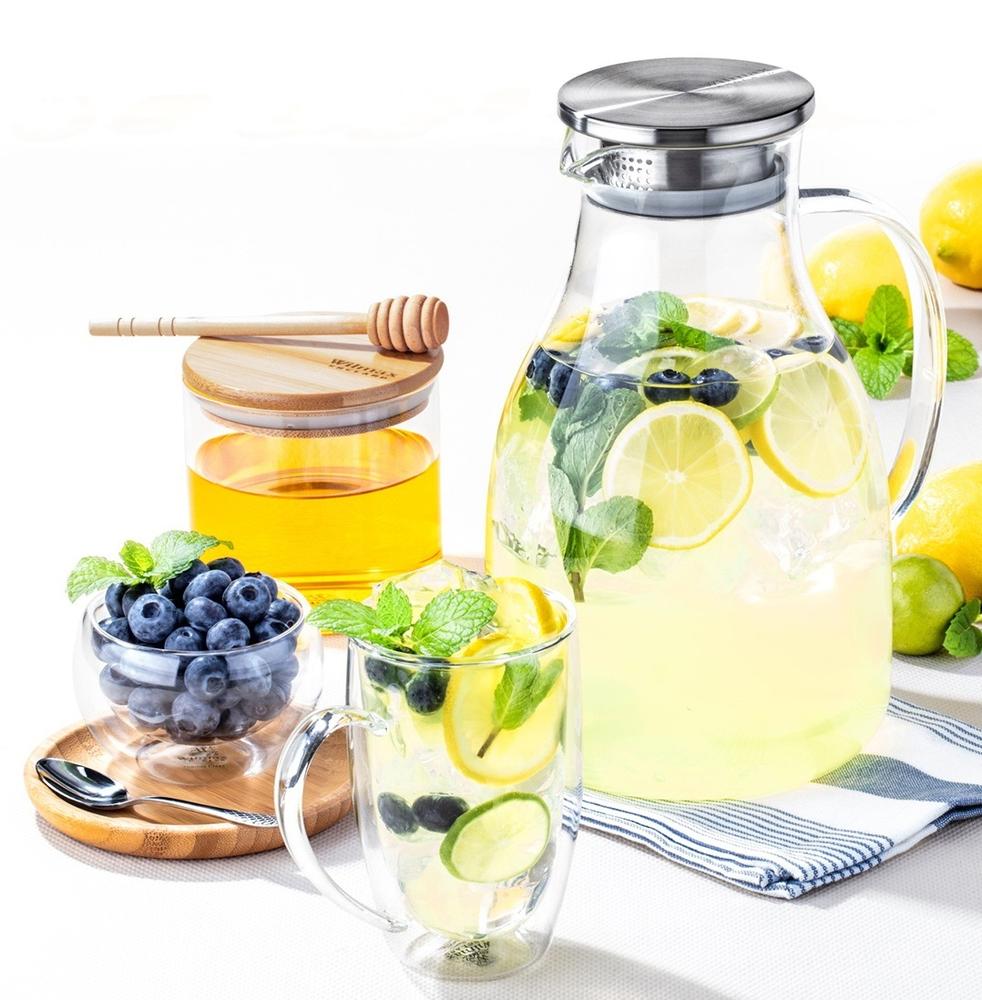Karaffe mit Metalldeckel 2500 ml 1